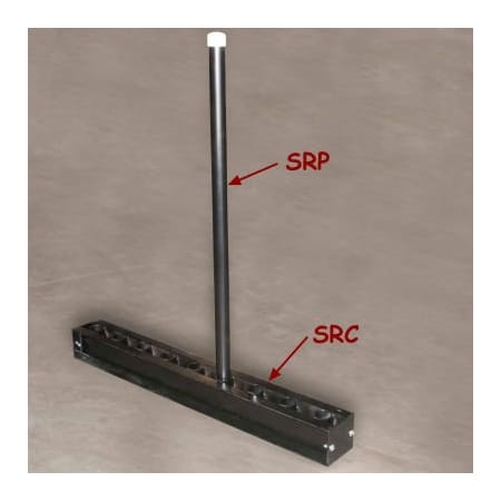 Bluff Mfg Bluff A-Frame Slab Rack Channel, 60W, 5 Pockets AFRAME-SRC5